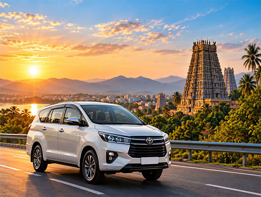 Madurai temple tour car with driver for family pilgrimage and temple visits
